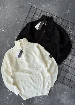 Вʼязана полузіпка stone island   матеріал:коттон люкс якості 🔥 розмір:s-m-l-xl  💰2299 грн