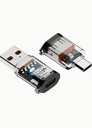 Набор otg переходников 2в1 usb type-c 10 gbps 120w