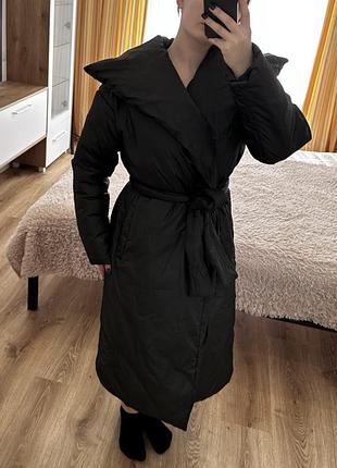 Довга балонова куртка🖤