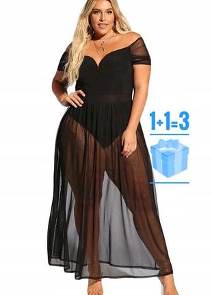 Боді комбідрес зі шлейфом 3xl