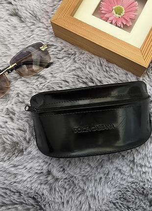 Dolce & gabbana, вінтажний  чохол, футляр для окулярів унісекс чорного кольору.