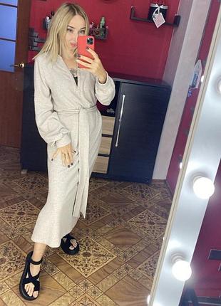 Длинное платье с v вырезом 👗💕