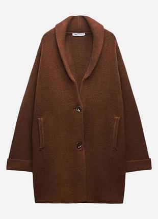 Трикотажне пальто zara l