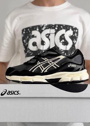 Термо кросівки asics gel-nyc gtx dark grey black