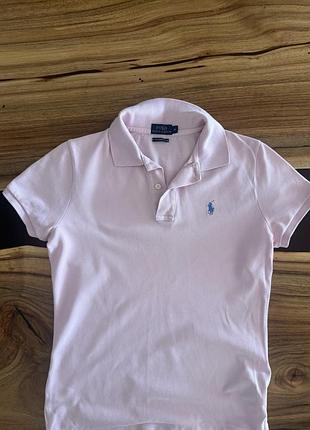 Поло жіноче ralph lauren рожеве, розмір m
