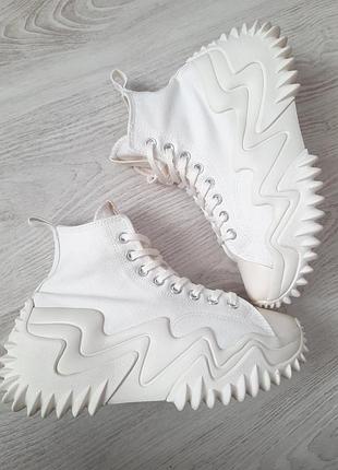 Оригинальные высокие кеды converse run star motion platformна на платформе масивной подошве