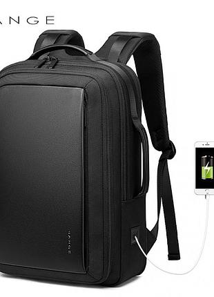 Рюкзак bange (bgs56 black) 15.6" з usb + micro usb чорний