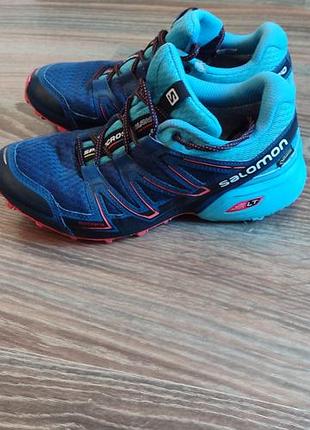 Кросівки salomon сині, розмір 40, gore-tex
