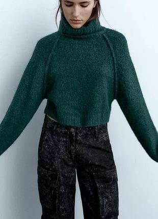 Светр zara з вовною та альпакою
