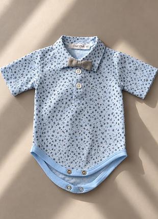 Боді-сорочка для хлопчика baby dream 68 р. з метеликом