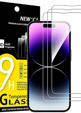 Захисне скло 9h tempered glass для iphone 14 pro max ( 3 шт.)