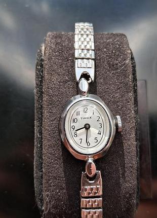 Timex механические женские часы с браслетом, крупнобритания, 1983р