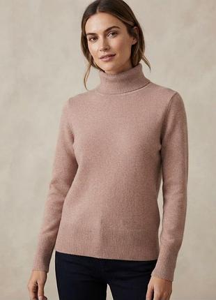 Базовий бежевий светр-гольф m&co (розмір 16 / xl)