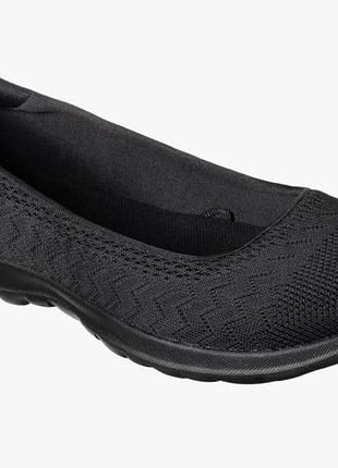 Skechers women's go walk lite ballet flats, black мокасини