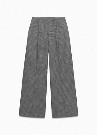 Брюки жіночі zara у клітинку 4