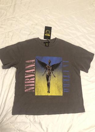 Zara футболка nirvana