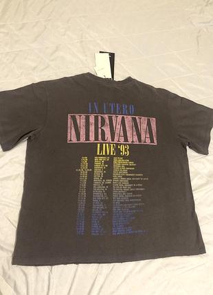 Zara футболка nirvana 4