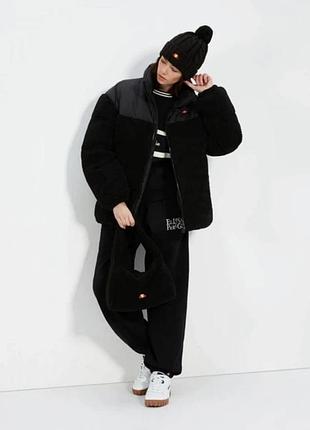 Жіночий пуховик ellesse teddy чорний розмір m