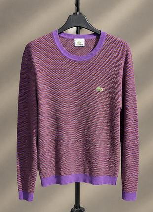 Фактурний джемпер lacoste (розмір 3 / s-m)