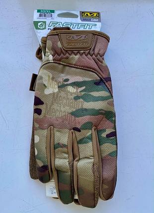 Тактичні рукавички mechanix wear fastfit multicam, xl / 10