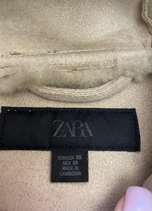 Хутряний жилет zara 7