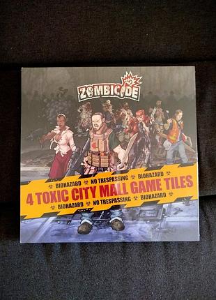 Zombicide 4 toxic city mall game tiles дополнение к настольной игре зомбицид тайлы
