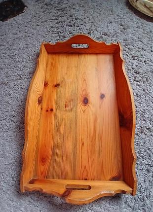 Таця велика дерево швеція 51×33×6см
