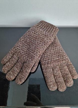 Мужские кожаные перчатки ugg merino wool, оригинал, размер s/m, идеал