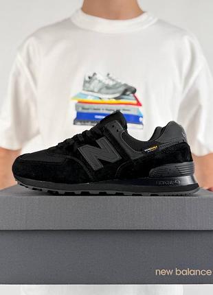 Термо кросівки new balance 574 gtx m black