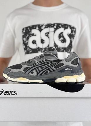 Термо кросівки asics gel-nyc gtx m light grey beige