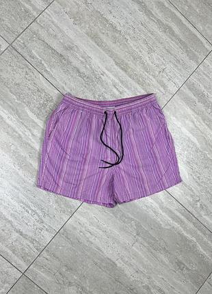 Paul smith men’s signature multi stripe swim shorts size l шорти пляжні купальні