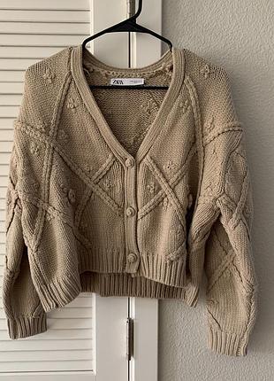 Кофта на гудзиках від zara
