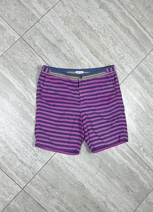 Paul smith men’s signature multi stripe swim shorts size l шорти купальні