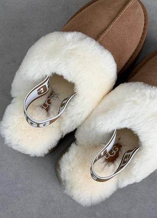 Ugg funkette slipper chestnut угги 5