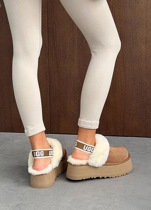 Ugg funkette slipper chestnut угги 10