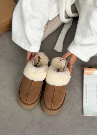 Ugg funkette slipper chestnut угги 7