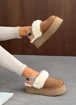 Ugg funkette slipper chestnut угги 9