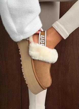 Ugg funkette slipper chestnut угги 8