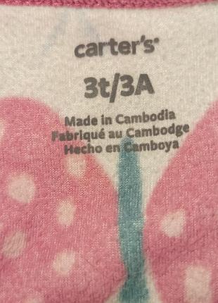 Флисовые человечки на 3 года carter's 4