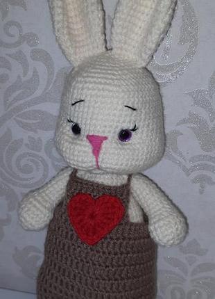 Игрушка зайчонок с одеждой 2