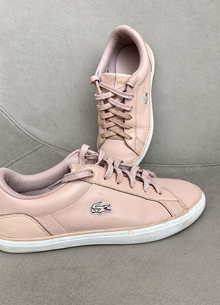 Кеды lacoste розовые. оригинал 100% 6