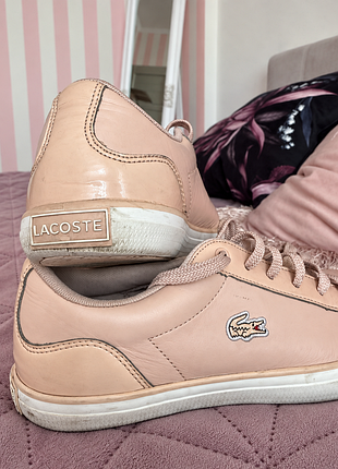 Кеды lacoste розовые. оригинал 100% 7