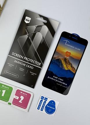 Защитное стекло 3d strong для apple iphone 7 plus / 8 plus черный