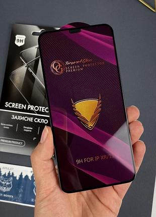 Защитное стекло 5d full для apple iphone 11 / xr speaker protection