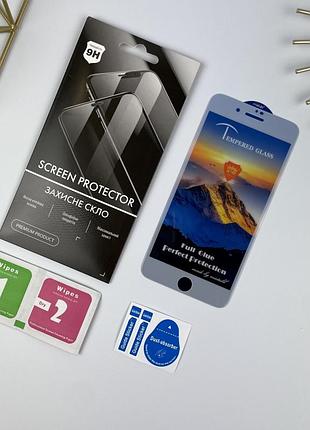 Защитное стекло 3d strong для apple iphone 7 plus / 8 plus белый