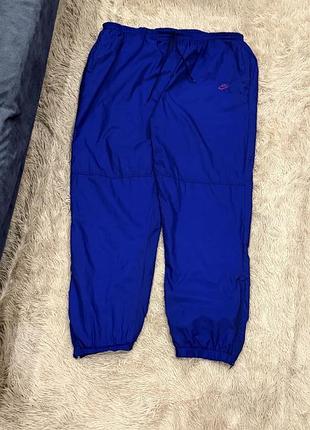 Сині вінтажні спортивні штани синие винтажные спортивные штаны nike vintage pants найк винтаж оригинал xxl
