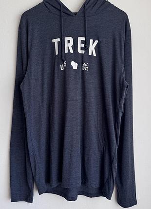 Легкое худи / лонгслив с капюшоном trek xl