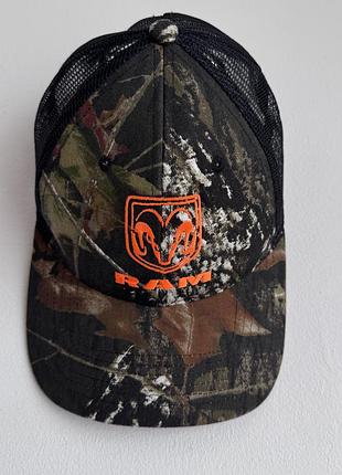 Кепка тракер dodge ram camo з сіткою (камуфляж)