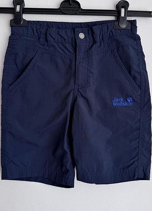 Подростковые шорты на рост 140 см jack wolfskin