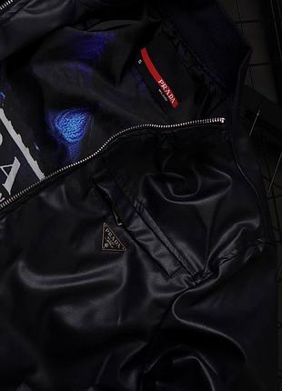 Чоловіча куртка prada в чорному кольорі 3
